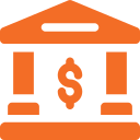 Financial data recovery service icon for banks and advisors