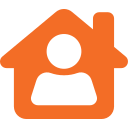 Home user data recovery service icon for personal files and photos