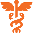 Medical data recovery service icon for hospitals and clinics