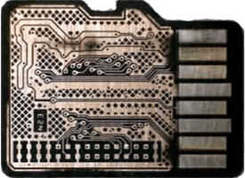Monolithic Micro SD Card